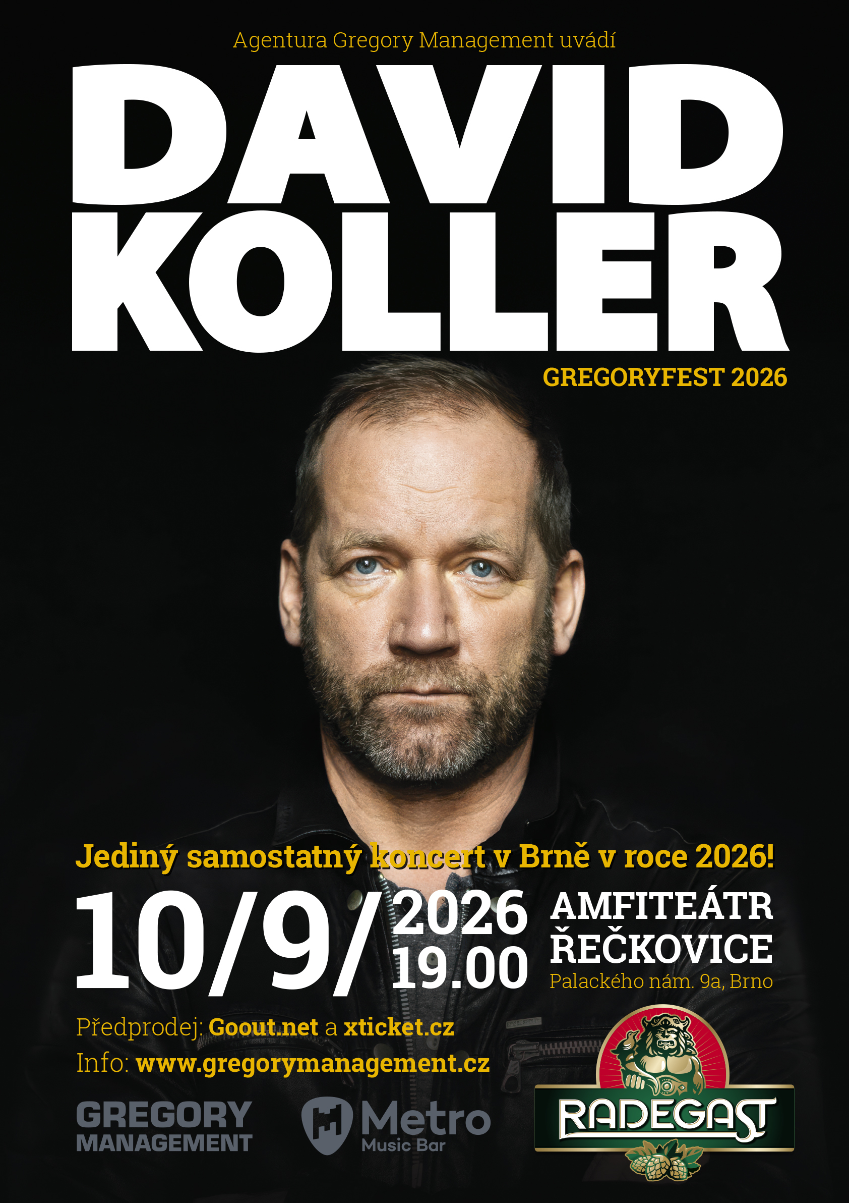 DAVID KOLLER – Jediný samostatný koncert v Brně v roce 2026!